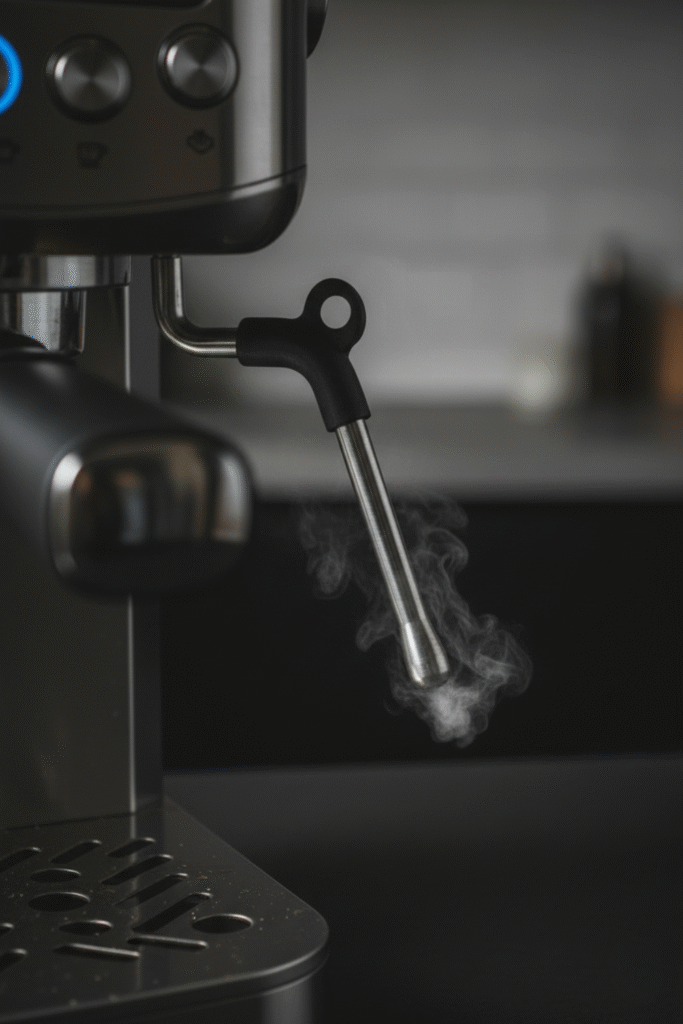 Best XIXUBX Espresso Machine: Ultimate 2025 Review 2 XIXUBX Espresso Machine with 360 degree steam wand and cold brew function on kitchen counter