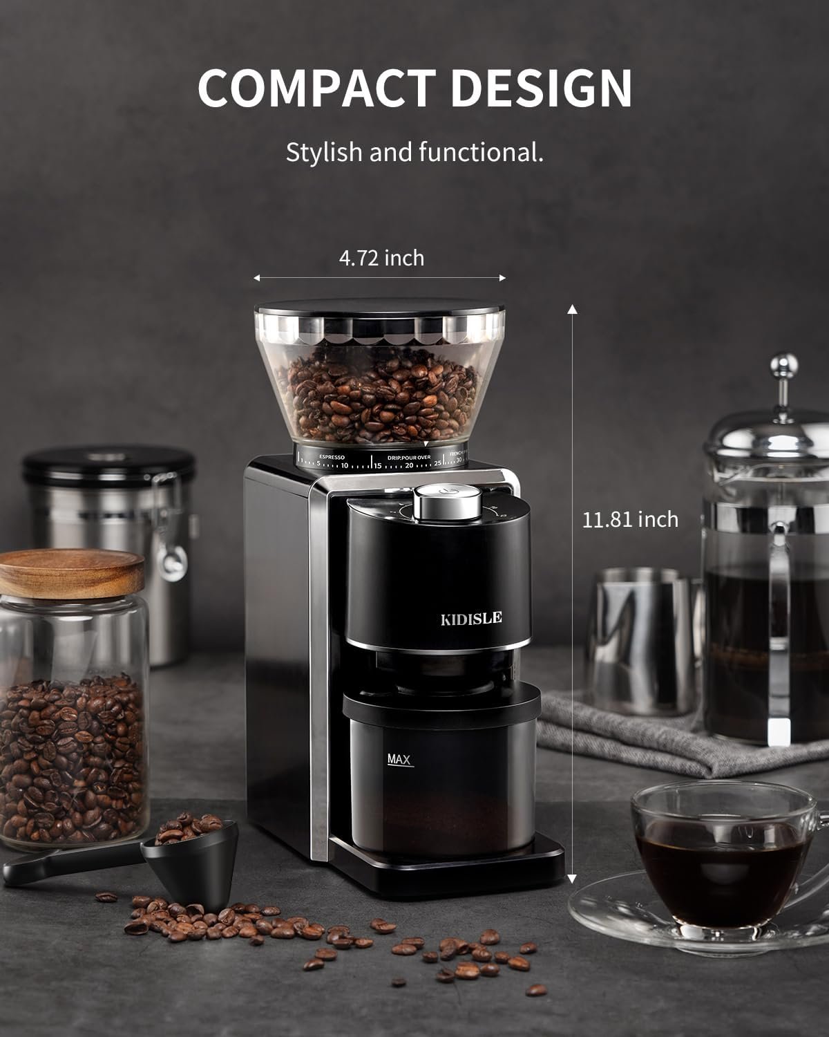 kidisle conical grinder