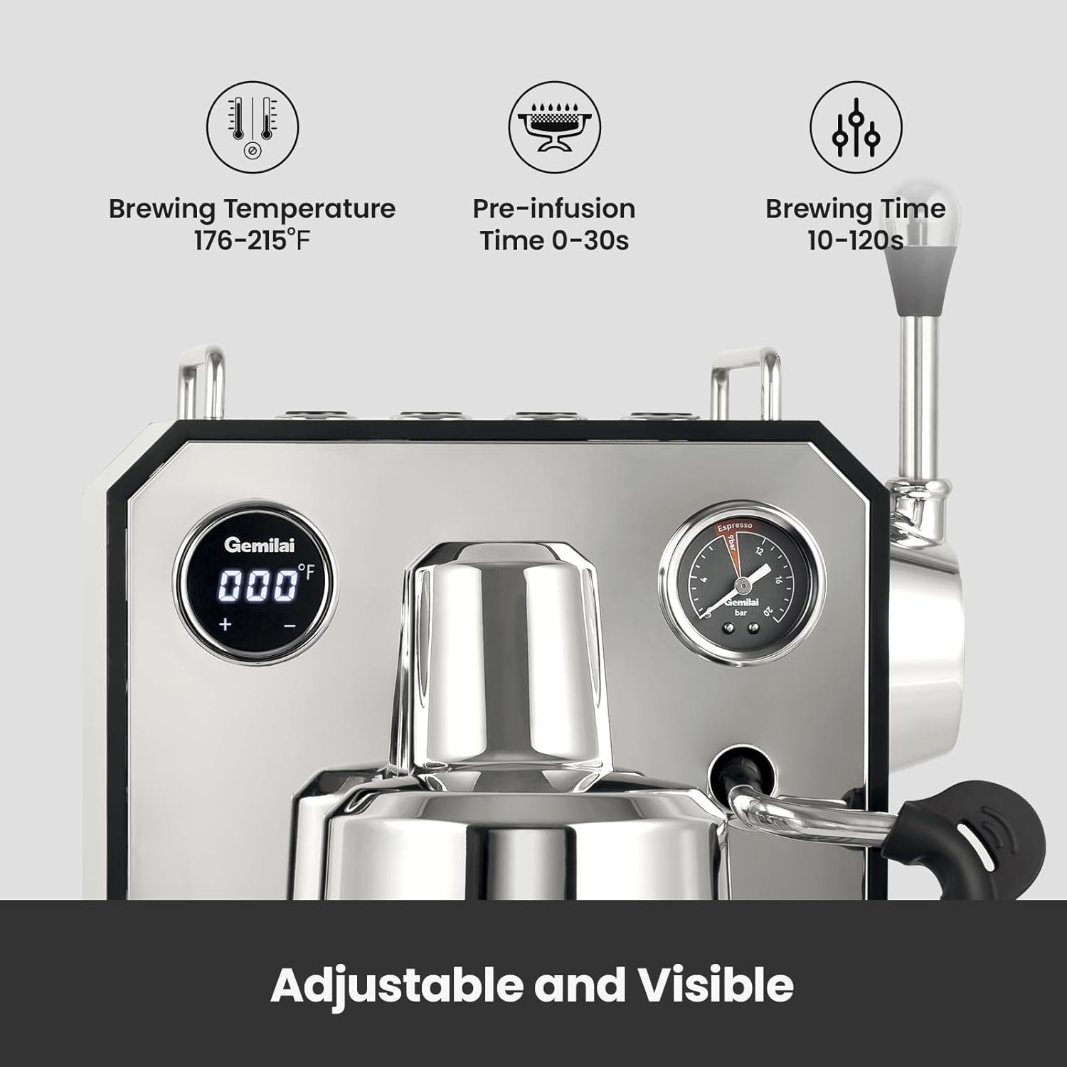 Gemilai Espresso Machine