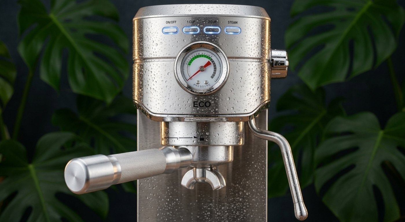 Best Casabrews Espresso Machines 2026: Ultra, PRO, MARENZA & CM5418 Compared 8 Casabrews CM5418ECO PFAS-free espresso machine for health-conscious kitchens