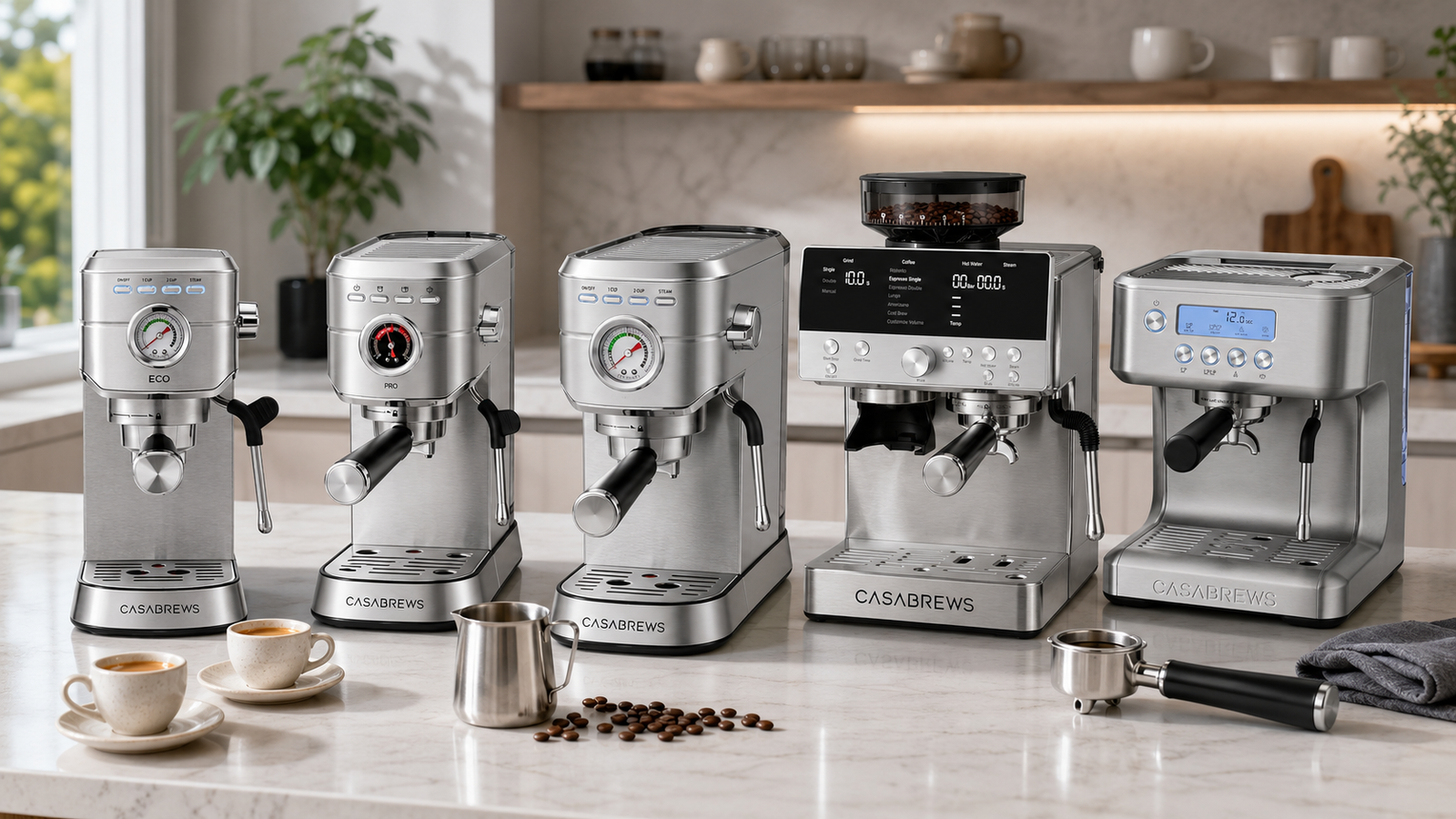 Best Casabrews Espresso Machines 2026: Ultra, PRO, MARENZA & CM5418 Compared 17 Best Casabrews espresso machines 2026 comparison featuring PRO, Ultra, MARENZA, CM5418, and CM5418ECO