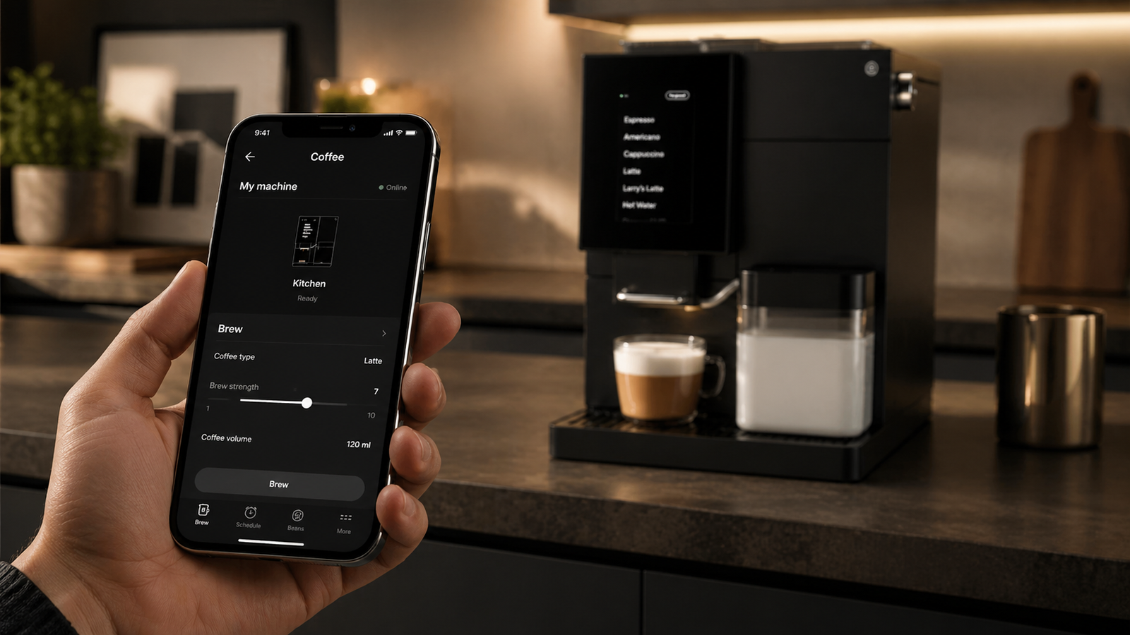 The Ultimate Terra Kaffe Espresso Machine Review: Is The TK-02 An Incredible Buy? 4 Terra Kaffe espresso machine app interface