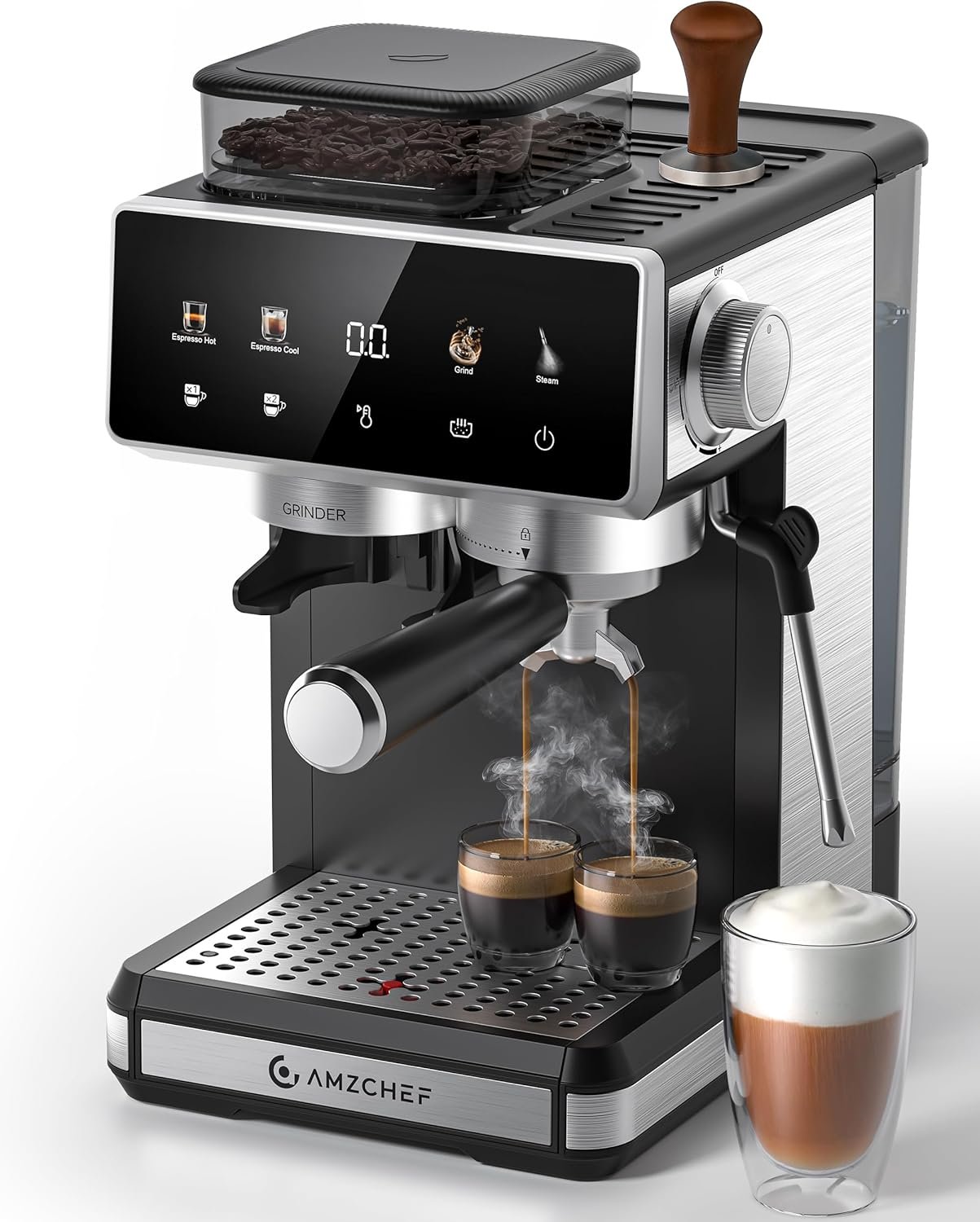 amzchef espresso machine