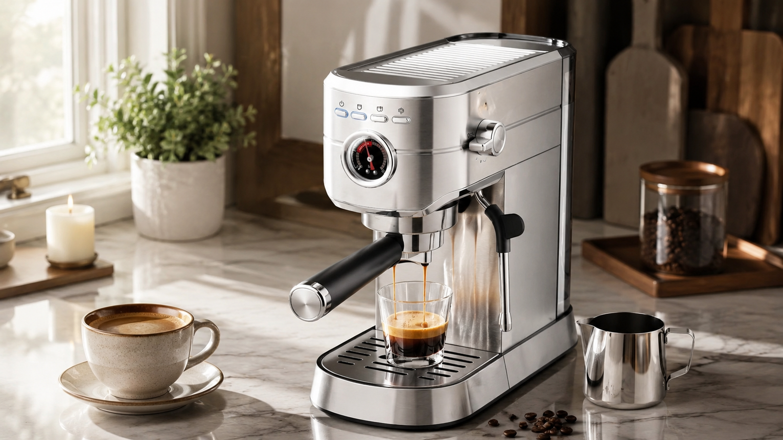 CASABREWS 5418 PRO vs HIBREW vs Gevi: Best Beginner Espresso Machine? 2 CASABREWS 5418 PRO espresso machine editor top pick for home lattes