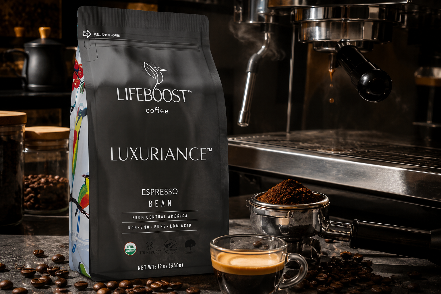 Lifeboost Coffee Review: 4 Best Low Acid Picks for 2026 6 Lifeboost Organic Espresso Whole Bean Coffee for espresso machines and grinders